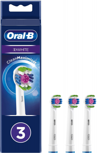 Oral-B 3D White 3x CleanMaximizer Zahnbürstenkopf Aufsteckbürsten