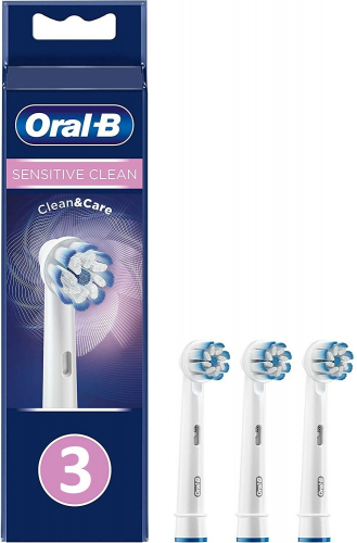 Oral-B Sensitive Clean 3x Zahnbürstenköpfe Aufsteckbürsten