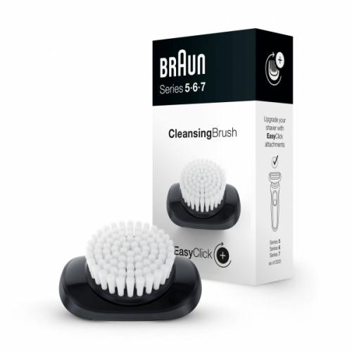 Braun Easy Click Aufsatz Reinigungsbürste schwarz für Series 5 6 und 7