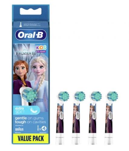 Oral-B Aufsteckbrsten 4Stck Fr Kinder Frozen Extra Soft (3+Y)